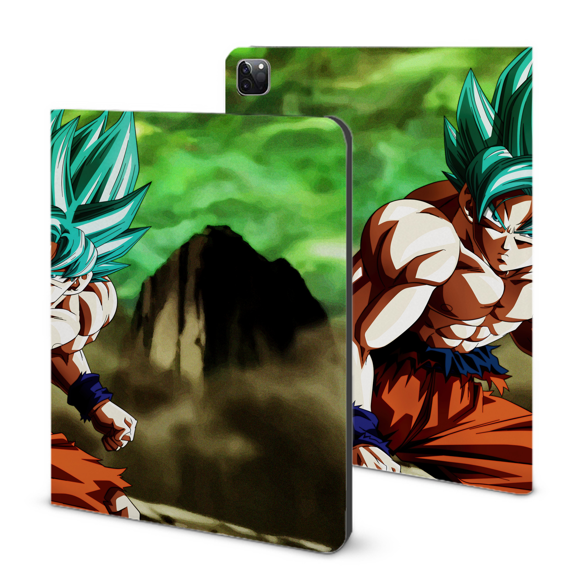 （画像用） ドラゴンボール DRAGON BALL IPad ケース ブック型 PUレザー TPU 耐衝撃 軽量 薄型 ペン収納なし 全面保護 IPad 各モデル対応